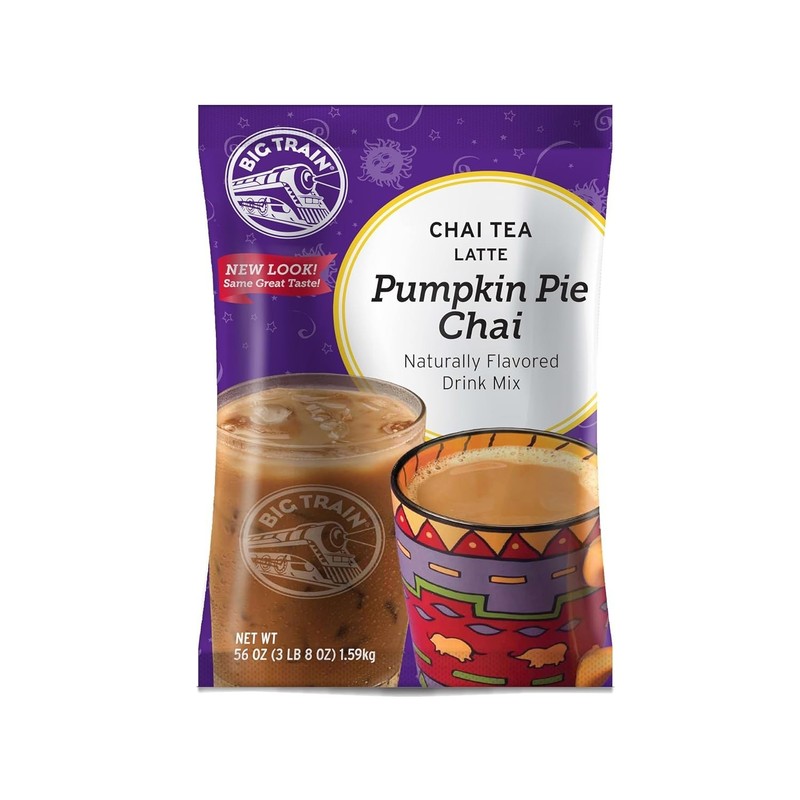 Pumpkin Pie Chai Tea Single Bag 3.5lb Spiced Latte Mix for Hot Iced Drinks gallery