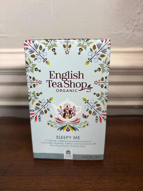 English Tea Shop Organic Sleepy Me – Box of 20 Paper Tea bag sachets Exp 11/2026