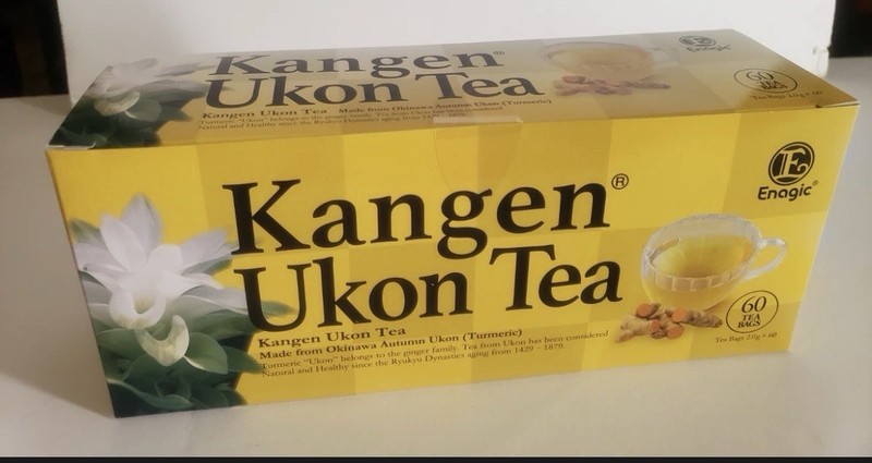 1 Box Kangen Ukon (Turmeric) Tea 60 Bags 100% Organic by Enagic  Sealed New