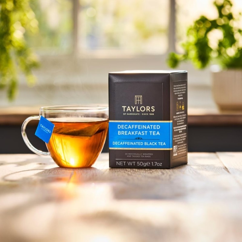 Decaffeinated Breakfast Black Tea - 20 Individually Wrapped Bags for Refreshment gallery