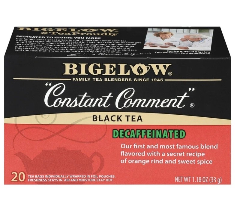 Bigelow Constant Comment, Decaffeinated Black Tea Bags, 20 Count