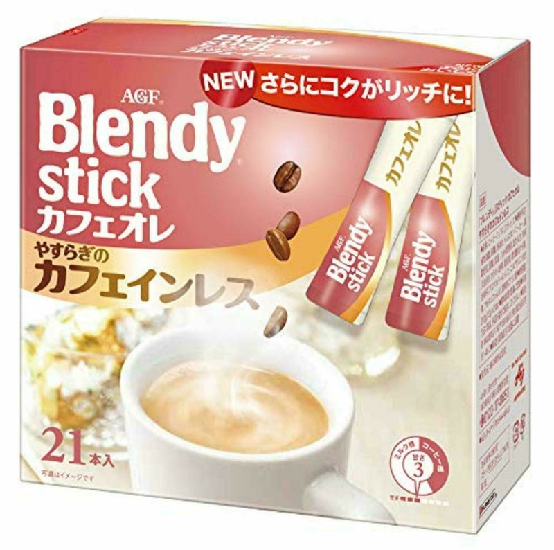 Blendy Stick Less Caffeine Instant Milk Tea 21 sticks Authentic Made in Japan