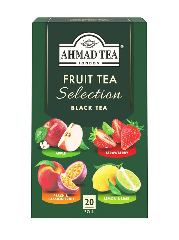 Ahmad Tea Fruit Tea Selection, 20-Count Pack of 6