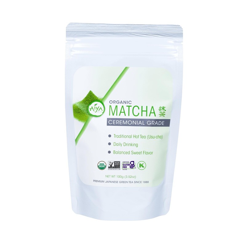 Ceremonial Grade Matcha Green Tea Powder – USDA Certified, Gluten-Free – 100g