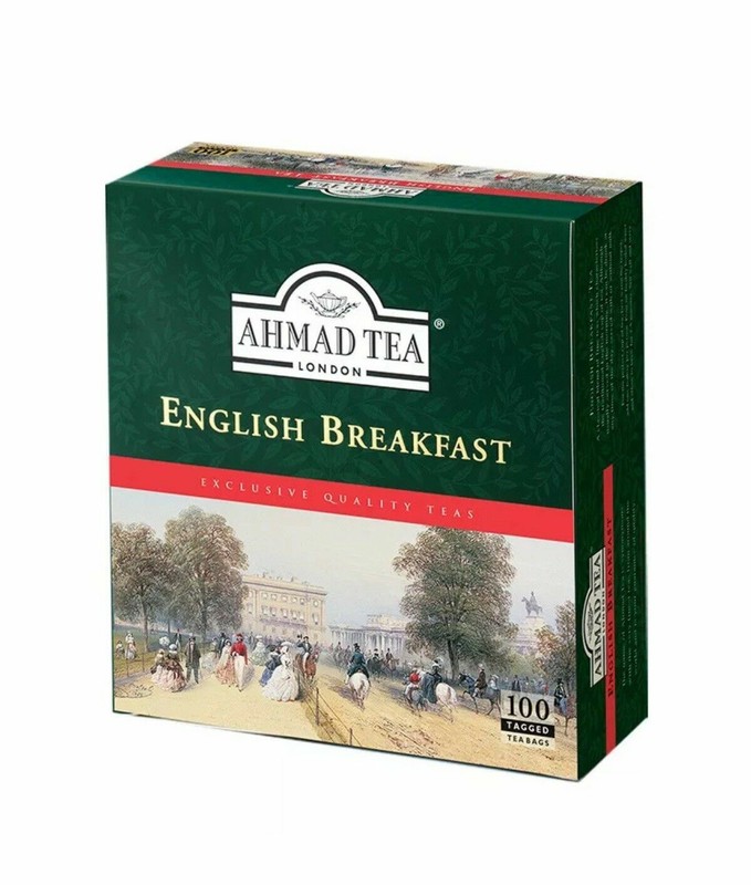 Ahmad Tea London- English Breakfast x 100 Tea Bags- USA seller FRESH STOCK