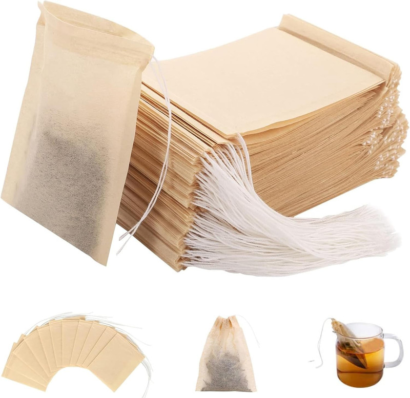 200Pcs Tea Filter Bags, Disposable Tea Filter Bags for Loose Leaf Tea from Safe