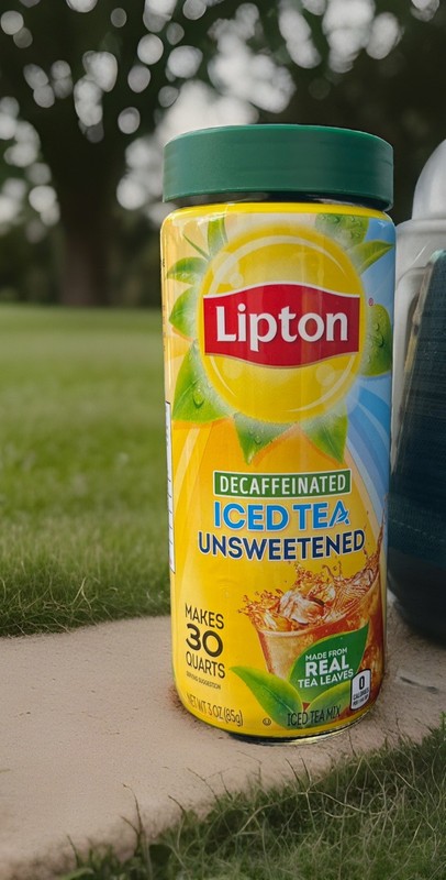1-Discontinued Lipton Black Iced Tea Mix Decaffeinated Unsweetened 30 Qt Sealed