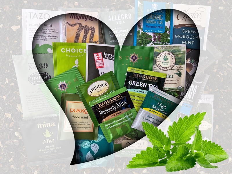 Mint Tea Bag Sampler Variety Pack – 24 Single-Serve Varieties – 19 Brands