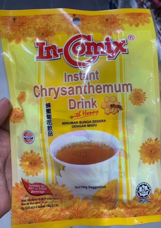 1 Pack – Malaysia In-Comix Instant Chrysanthemum Drink with Honey