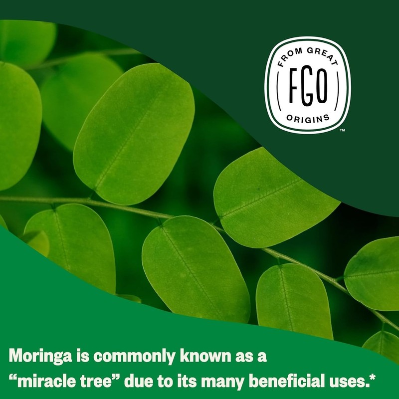 Organic Moringa Tea, 100 Count, Eco-Conscious Tea Bags, Resealable Bag, Caffe... gallery