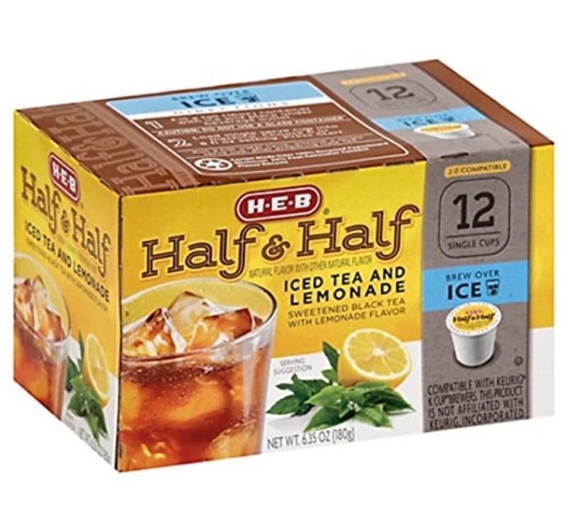 12 Count Half and Half Iced Tea Lemonade K Cup Single Serve Packs