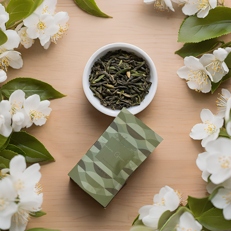 Hoppipolla Green Tea Gift Sets | 30 Pyramid Bags | Matcha, Jasmine, Pure Green gallery
