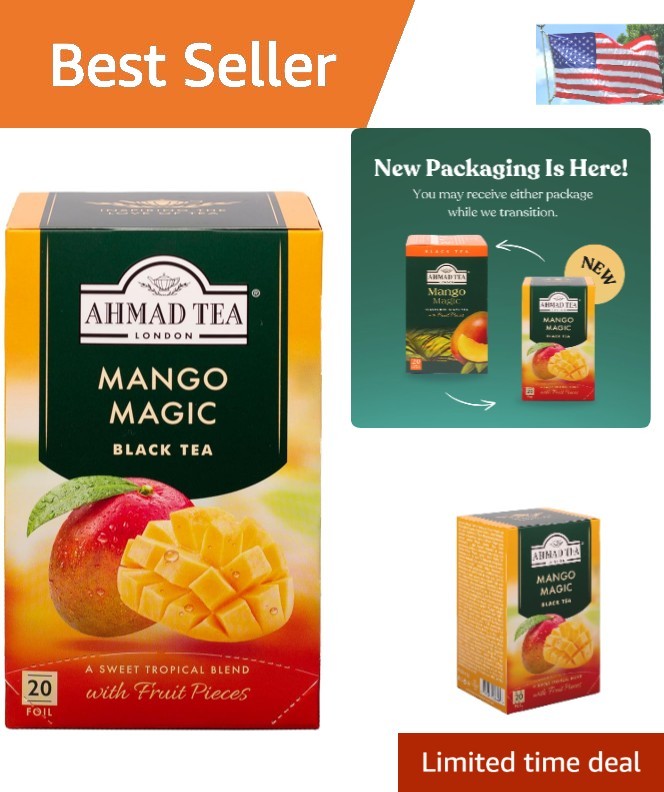 Mango Black Tea (1.4oz) – Naturally Caffeinated & Sugar-Free
