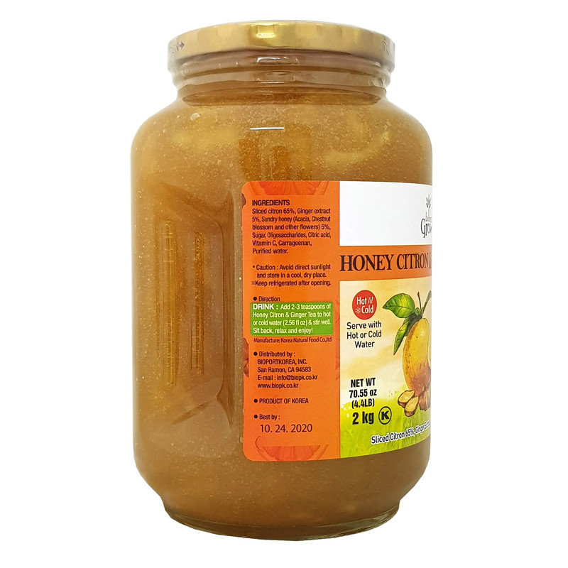 Balance Grow Honey Citron & Ginger Tea, 70.55 oz Glass Jar gallery