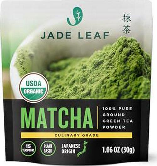 Matcha Organic Green Tea Powder Culinary Grade Premium Resealable Pouch 1.06 oz