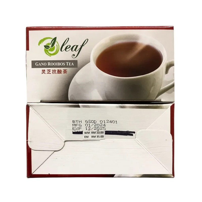 Gano Excel O Leaf Rooibos Tea Enriched with Ganoderma (2g x 20 teabags) gallery