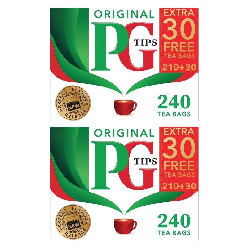 PG Tips 240 Tea Bags Pack of 2 – Damaged Box, Open Packaging, Fresh Inside gallery
