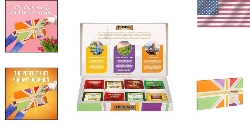 48 Count Classic Tea Gift Box - Selection for Hot or Iced Enjoyment gallery