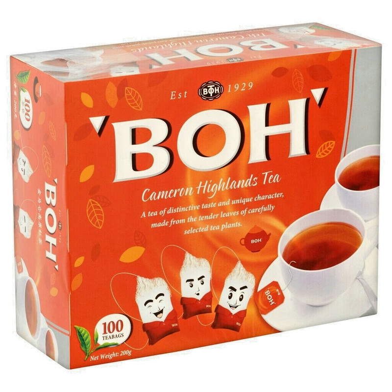 2Box [BOH] Cameron Highlands Tea (100 Teabags) – 2g x 100s – Express Shipping