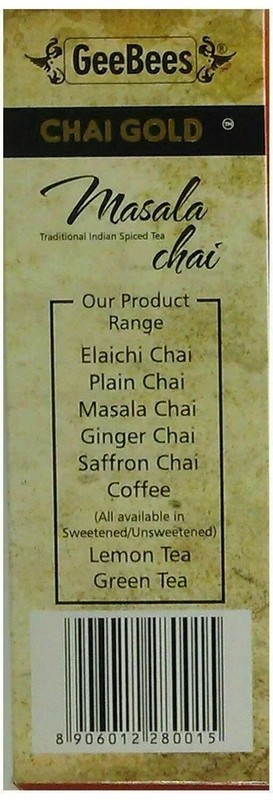 Geebees Chai Gold Instant Premix Masala Tea Sweetened - 140 Grams gallery
