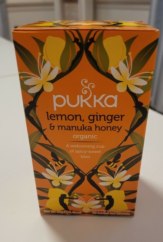Pukka Organic Lemon, Ginger & Manuka Honey Herbal Tea