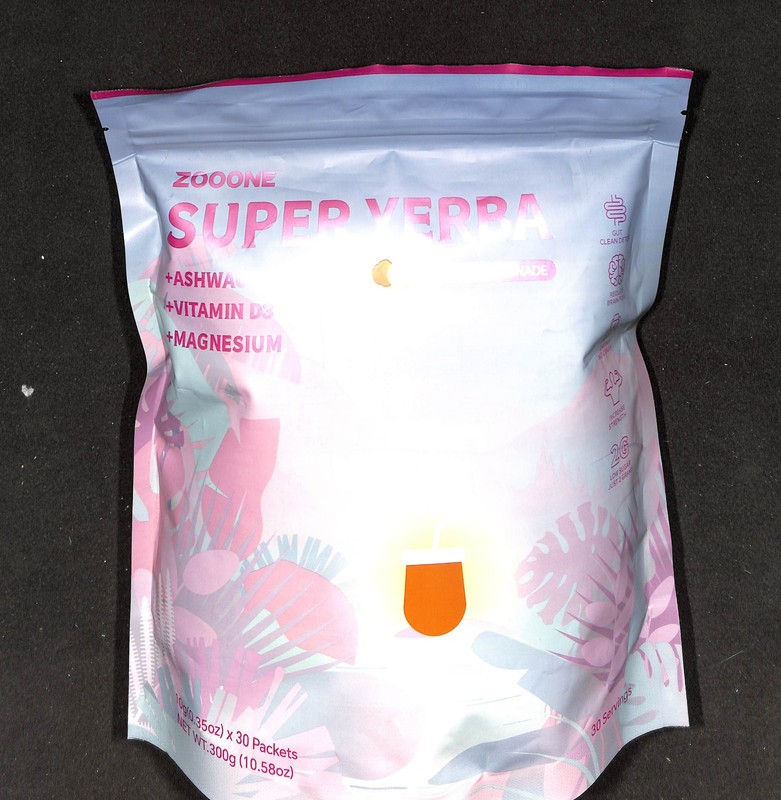 Zooone Super Yerba 30 Packets Raspberry Lemonade – Clean Energy & Detox