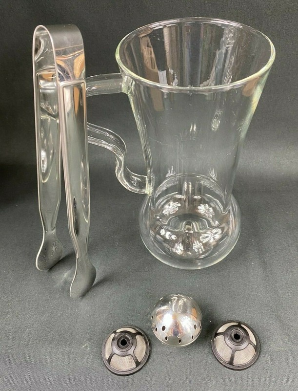 Final Touch Tea Infusion Roller Set Glass and Stainless loose or bagged tea Box gallery