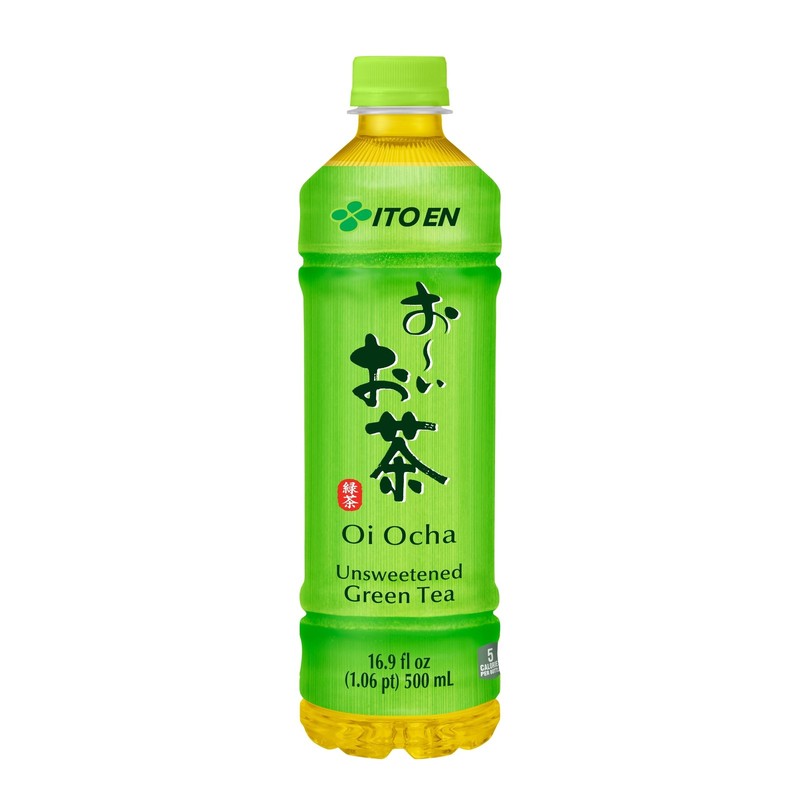 Ito En Tea Oi Ocha Green Tea, Unsweetened, 16.9 Ounce (Pack of 12),