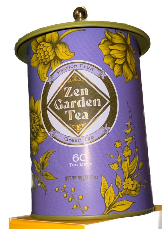 Pagoda ZEN GARDEN GREEN TEA 🫖 PASSION FRUIT 🫖 60 Bags BB 07/2027