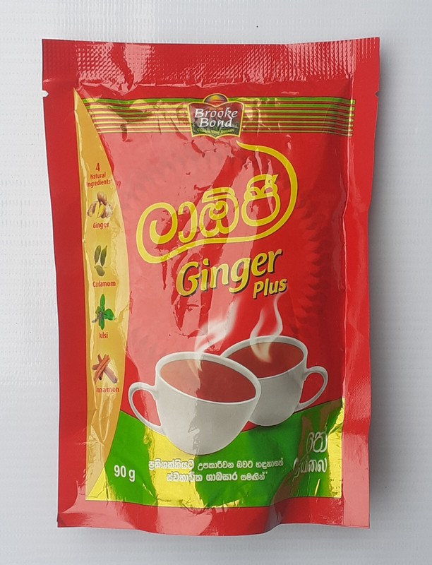 ceylon premium black tea lipton ginger plus 90g to improve immunity new pack. gallery