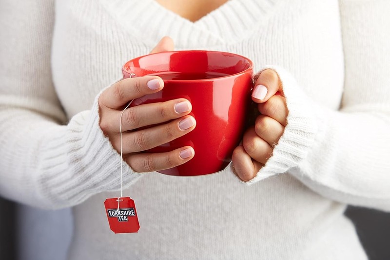 Yorkshire Tea, Red, Black Tea, String and Tagged Bags, 100 Count Pack of 1, R... gallery