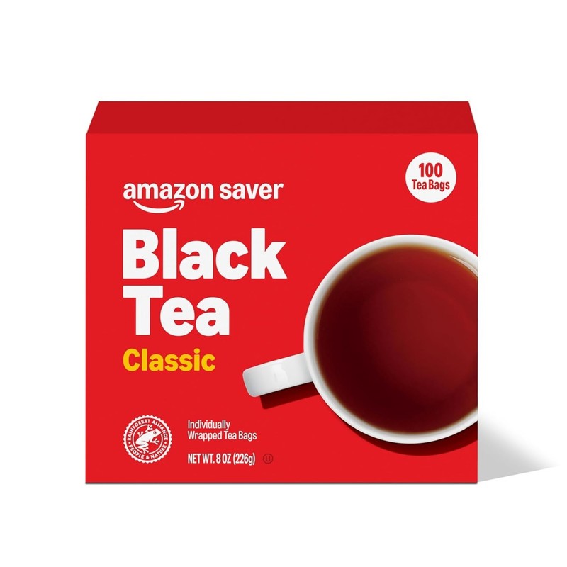 Classic Black Tea - 100 Individually Wrapped Bags, Caffeine-Free & gallery