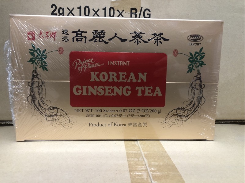 Prince of Peace Korean Ginseng Instant Tea 2g* 100Sachet-Korean Ginseng Extract
