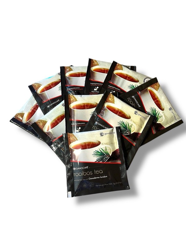 GanoExcel Rooibos Tea Enriched with Ganoderma Lucidum 10 Satchets Free Shipping!