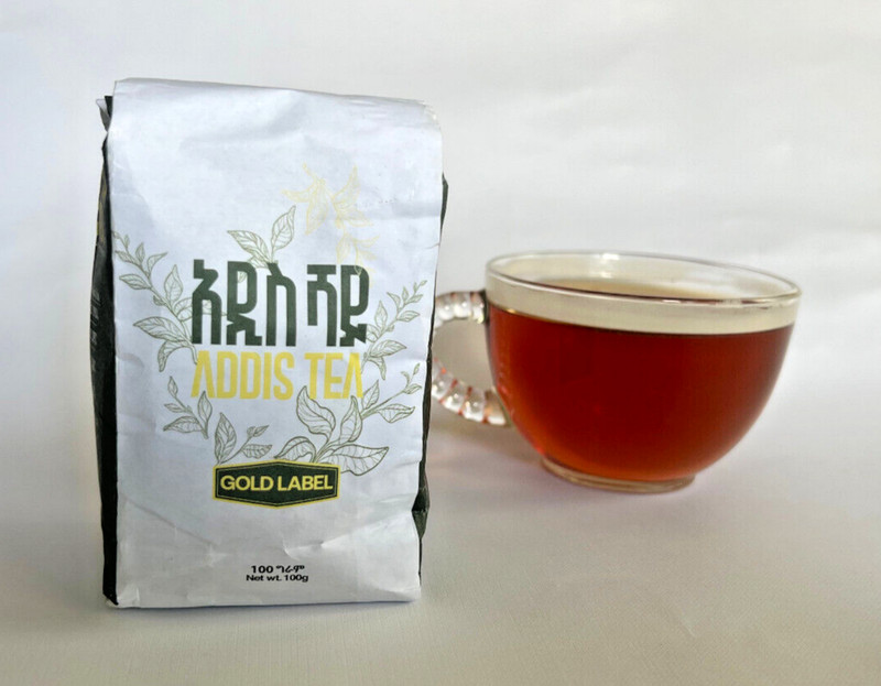 Addis Shay Gold Label Addis Tea Ethiopian Organic Blend Loose Tea 100g gallery