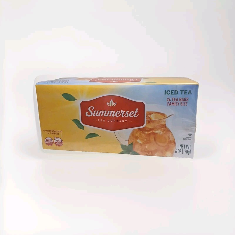 Summerset Iced Tea 24 tea Bags 6.Oz/170g Exp:05/2026