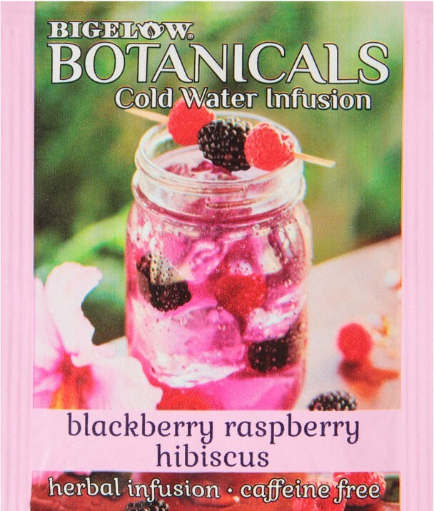 Bigelow Botanicals Blackberry Raspberry Hibiscus Cold Water Infusions - 18 bags gallery