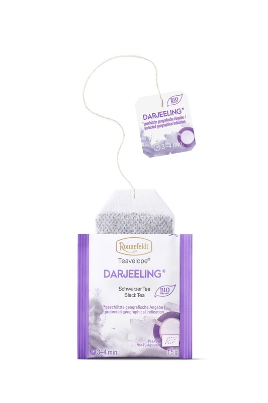 Ronnefeldt Teavelope® DARJEELING. High quality Black tea. 25 bags. Organic tea. gallery