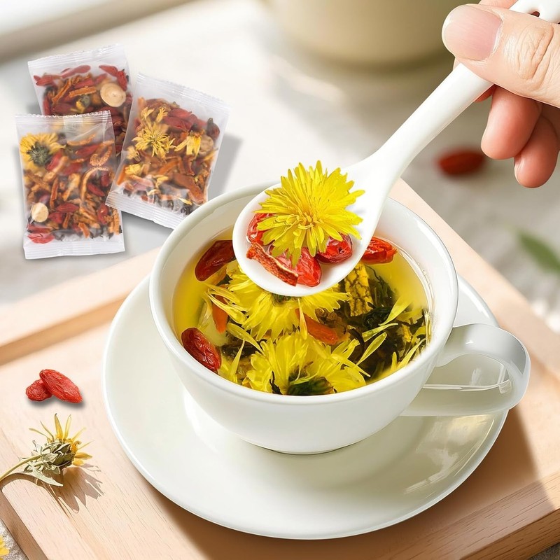 Dandelion Wolfberry Tea Support Kidney & Liver, 7 Traditional Herbal Blend 1 Pkg gallery