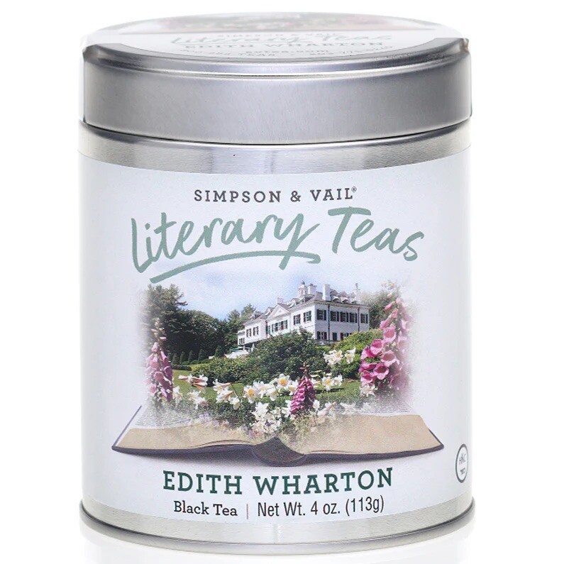 Edith Wharton Black Tea Blend – The Literary Tea Collection Tin (4 ounces)