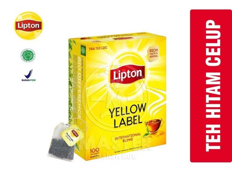 1x LIPTON Yellow Label International Blend Black Tea (100’s x 2g) FREE SHIPPING!