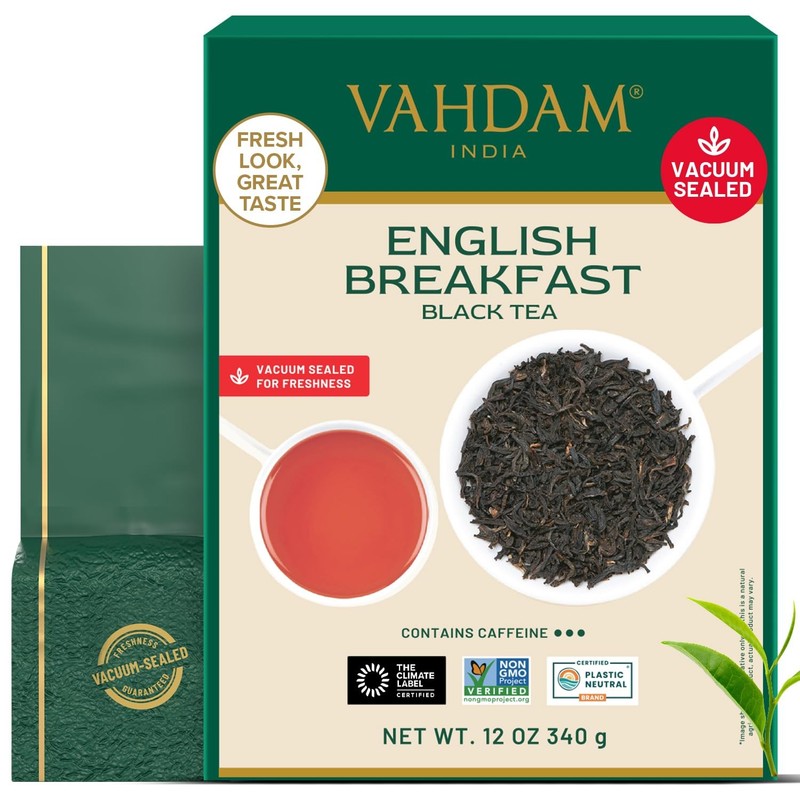 VAHDAM Original English Breakfast Tea (340g/12oz) 170+ 12 Ounce (Pack of 1)