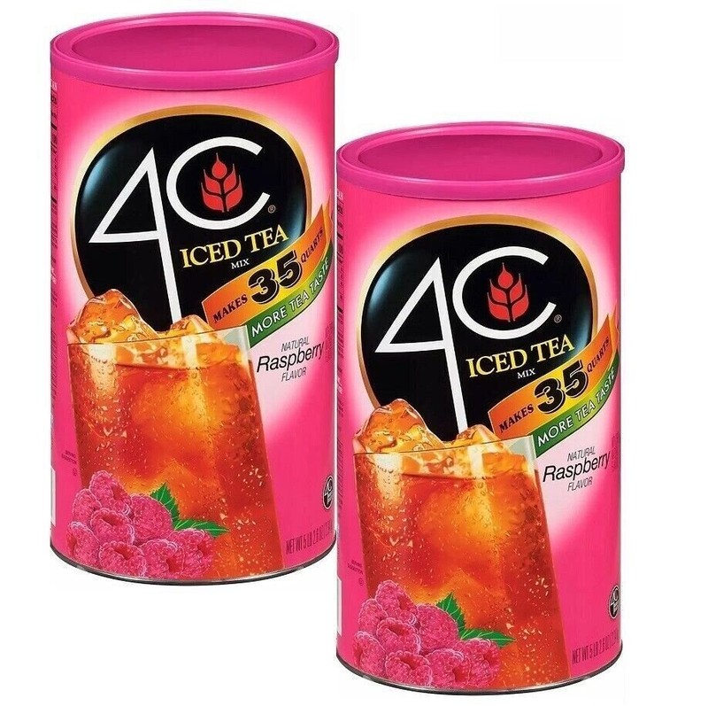 4C 35 QT Raspberry Iced Tea Mix 82.6 OZ – 2 PACK -FREE SHIPPING