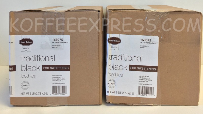 Black Iced Tea For Sweetening – Farmer Brothers – 2 Cases of 24/4oz (48 packs)