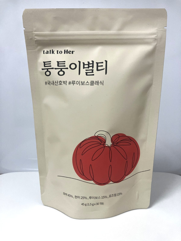 Talk to Her Pumpkin Brown Rice Rooibos Rose hip Complex Tea 3EA (90 Teabags) gallery