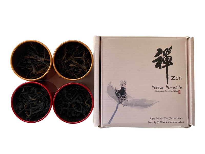 Yunnan Dian Hong Black Tea/Ripe Aged Pu-erh Tea (Fermented) Old Tree Loose Leaf