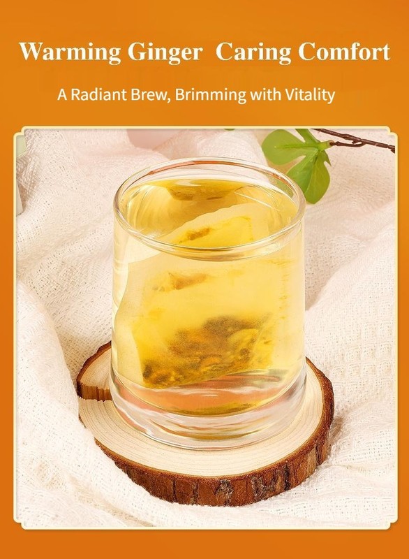 120 Premium Turmeric Ginger Cinnamon Tea Bags, 100% Natural &No Additive Support gallery
