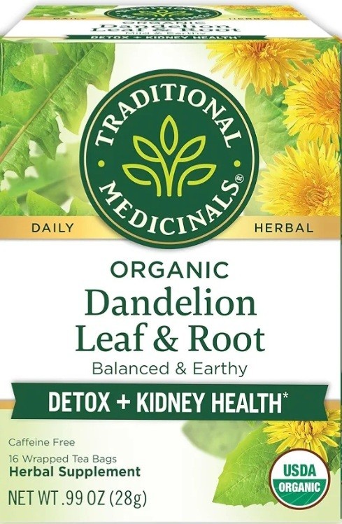 Traditional Medicinals Organic Dandelion Leaf & Root Tea 16 Bag(S)