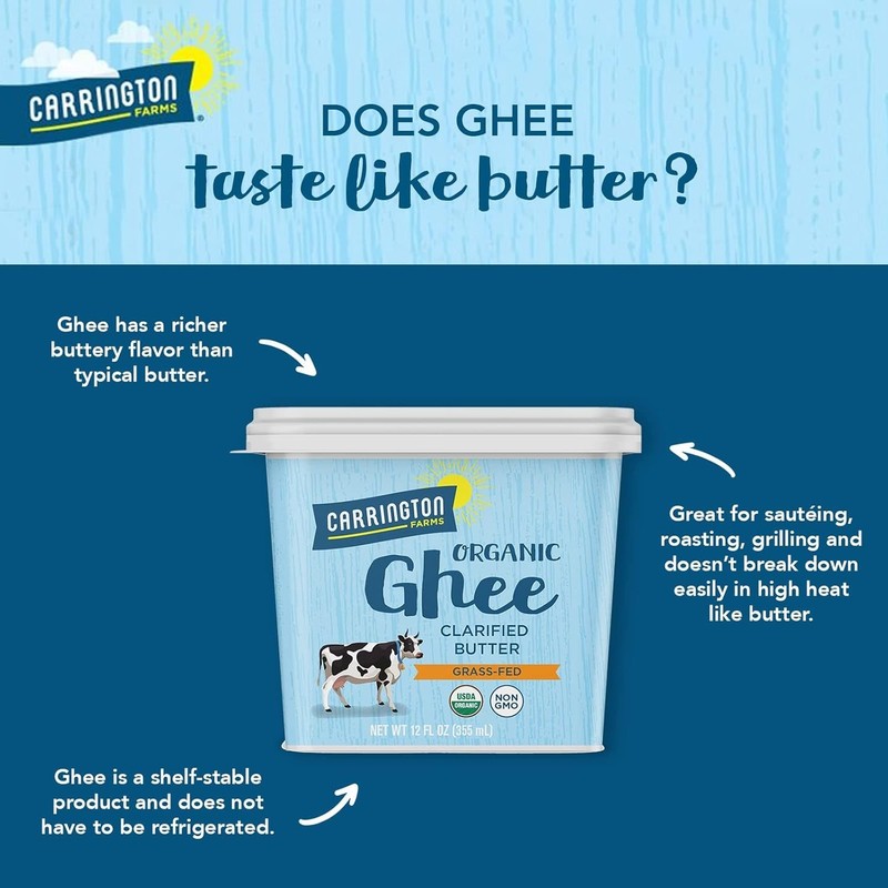 Support Local with USDA Organic Ghee, 12 Fl Oz - Perfect for Healthier Cooking gallery