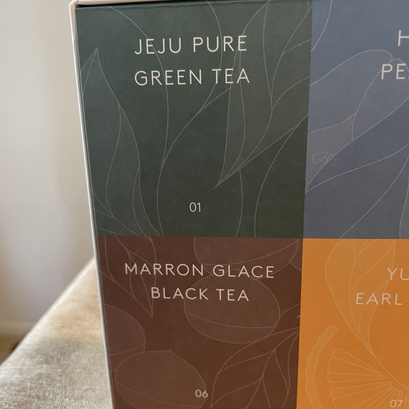 Osulloc Premium Tea Collection Assortment Jeju Green, Pear, Peach, Tangerine gallery